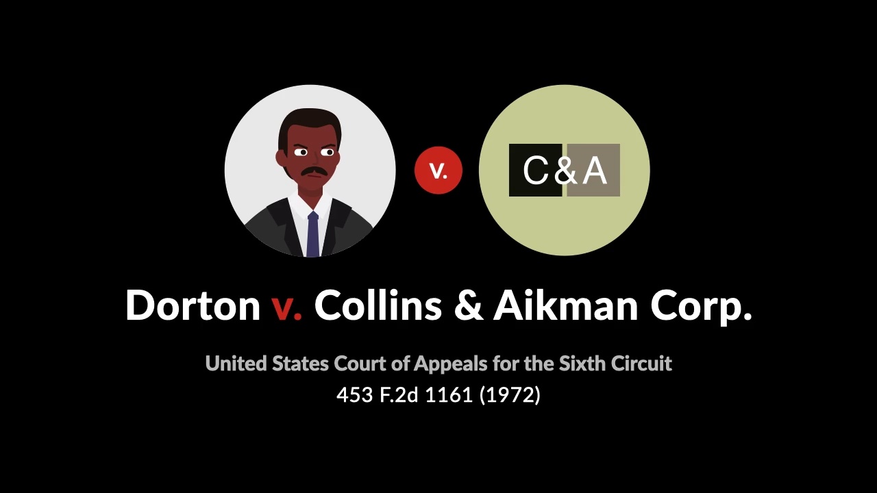 Dorton v collins & aikman