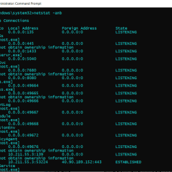 What does netstat -a do