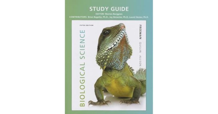 Biological science freeman 5th edition