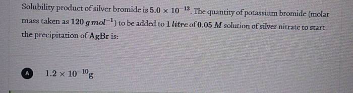 Molar mass of silver bromide