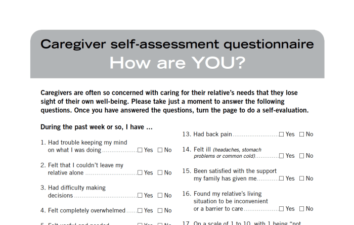 Caregiver safety assessment answers shiftmed