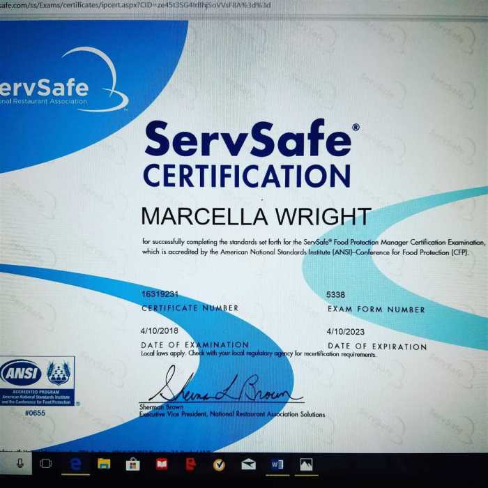 Servsafe food handler test answers 50 questions